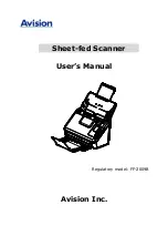 Preview for 1 page of Avision AD125 User Manual