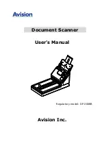 Avision AD340GF User Manual preview