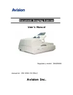 Preview for 1 page of Avision AV8350 User Manual