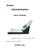 Предварительный просмотр 1 страницы Avision DF-1112S User Manual