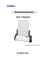 Avision FL-1507B User Manual preview