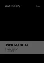 Avison N8 Series User Manual предпросмотр