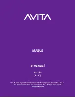 Avita MAGUS NS12T5 E-Manual preview