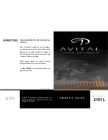 Avital 2101L Owner'S Manual preview