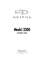 Avital 2200 Installation Manual preview