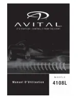 Preview for 12 page of Avital 4108L Owner'S Manual