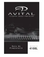 Preview for 24 page of Avital 4108L Owner'S Manual