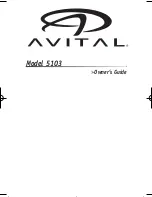 Avital 5103 Owner'S Manual preview