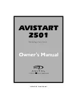 Avital AviStart 2501 Owner'S Manual предпросмотр