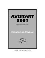 Preview for 1 page of Avital AVISTART 3001 Installation Manual