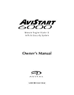 Preview for 1 page of Avital AviStart 6000 Owner'S Manual