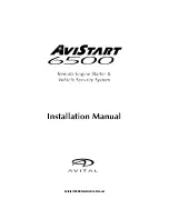 Avital AviStart 6500 Installation Manual preview