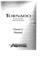 Preview for 1 page of Avital Tornado Owner'S Manual