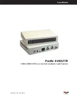 Avitech Pacific X-HDUR User Manual предпросмотр