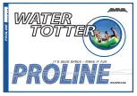 AVIVA PROLINE WATER TOTTER Manual предпросмотр