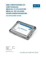 AVL DITEST MDS 185 NG User Manual preview