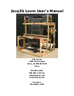 Preview for 1 page of AVL Looms Jacq3G User Manual