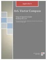 Preview for 1 page of AvL Technologies Vector Compass Setup & Operation Manual