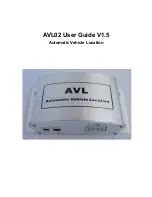 Preview for 1 page of AVL AVL02 User Manual