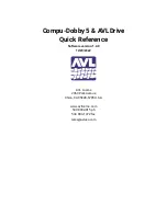 AVL Compu-Dobby 5 Quick Reference preview