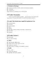 Preview for 5 page of AVLink CS-20116 User Manual