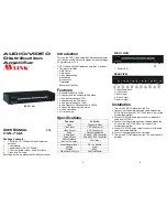 Предварительный просмотр 1 страницы AVLink CVS-714A User Manual