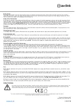 Preview for 2 page of AVLink Ear Shots II User Manual