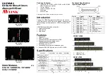 Предварительный просмотр 1 страницы AVLink HS-1512IW User Manual