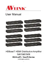 AVLink HS-E P Series User Manual предпросмотр