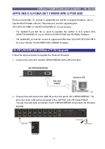 Предварительный просмотр 22 страницы AVLink HS-E P Series User Manual