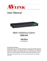 AVLink HX-2344 User Manual preview