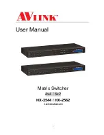 AVLink HX-2544 User Manual preview