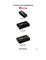 AVLink VGA-LX User Manual предпросмотр