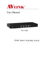 AVLink YX-1042 User Manual предпросмотр