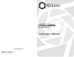 Предварительный просмотр 1 страницы AVLinx AVS 4.1 Instruction Manual