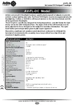 Preview for 5 page of Avlite AV-FL-DC Installation & Service Manual