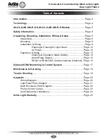 Preview for 3 page of Avlite AV-OL-FL810-UM-R-D Installation & Service Manual