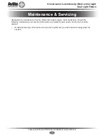 Preview for 18 page of Avlite AV-OL-FL810-UM-R-D Installation & Service Manual