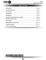 Preview for 3 page of Avlite AV60 Installation & Service Manual