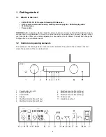 Preview for 4 page of AVM EVOLUTION SD 3.2 Operating Instructions Manual