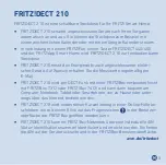 Предварительный просмотр 3 страницы AVM FRITZ!DECT 210 Quick Start Manual