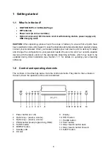 Preview for 6 page of AVM OVATION MP 6.3 Operating Instructions Manual