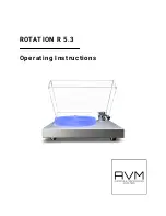 Preview for 1 page of AVM ROTATION R 5.3 Operating Instructions Manual