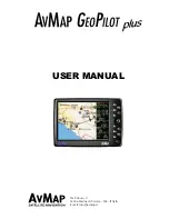 AvMap GeoPilot plus User Manual preview