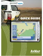 Preview for 1 page of AvMap Geosat 4x4 Quick Manual