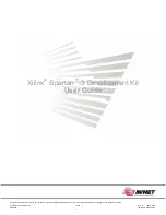 Предварительный просмотр 1 страницы Avnet ADS-XLX-SP3-DEV1500 User Manual