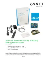 Предварительный просмотр 1 страницы Avnet AT&T IoT Starter Kit Getting Started Manual