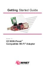 Avnet CC3000-Pmod Getting Started Manual preview