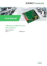 Avnet MSC C10-MB-EV User Manual preview