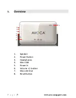 Preview for 8 page of Avoca 7" TABET User Manual